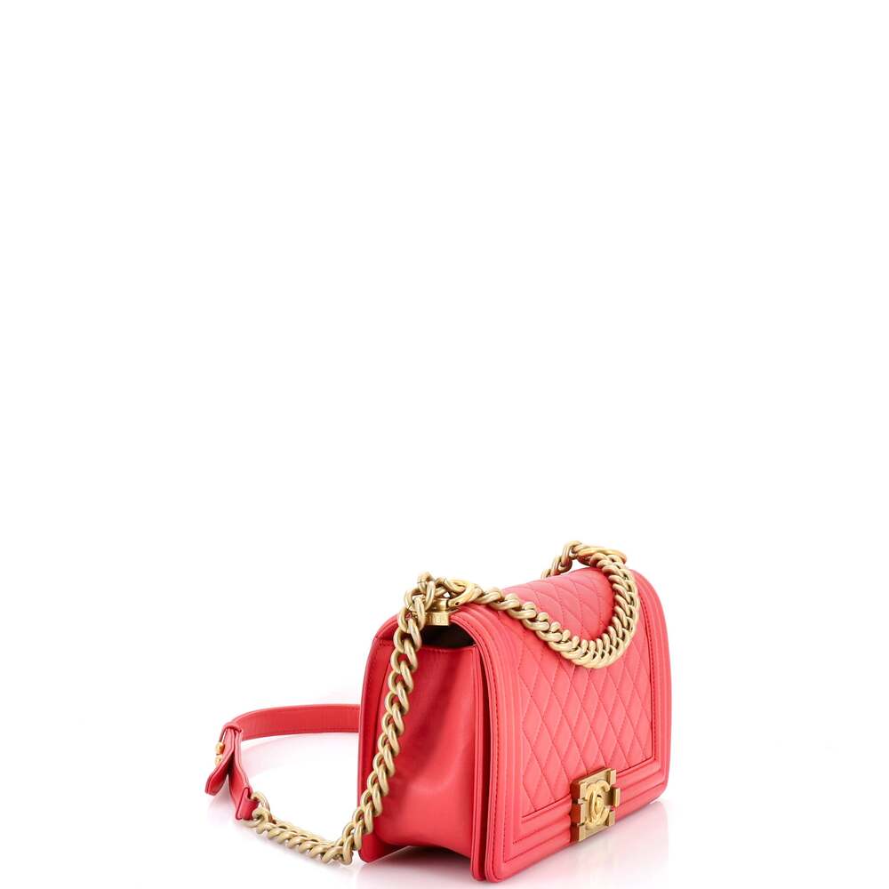Chanel Boy Flap Bag Quilted Lambskin #254983C36B - Picture 3 of 7